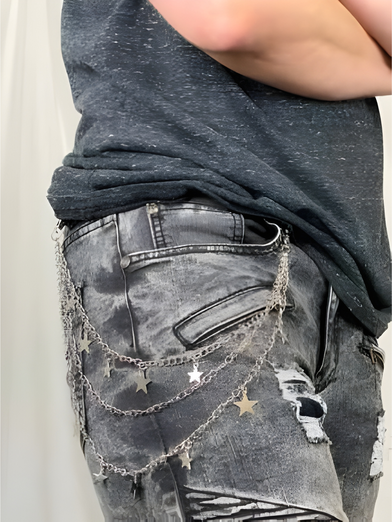 Star Astrology Wallet Chain