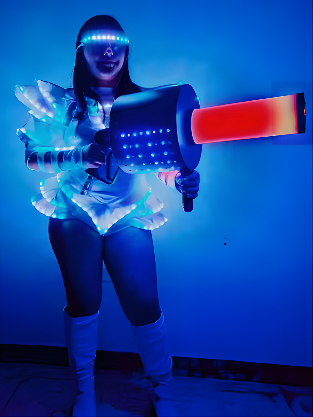Led Light Party Monokini
