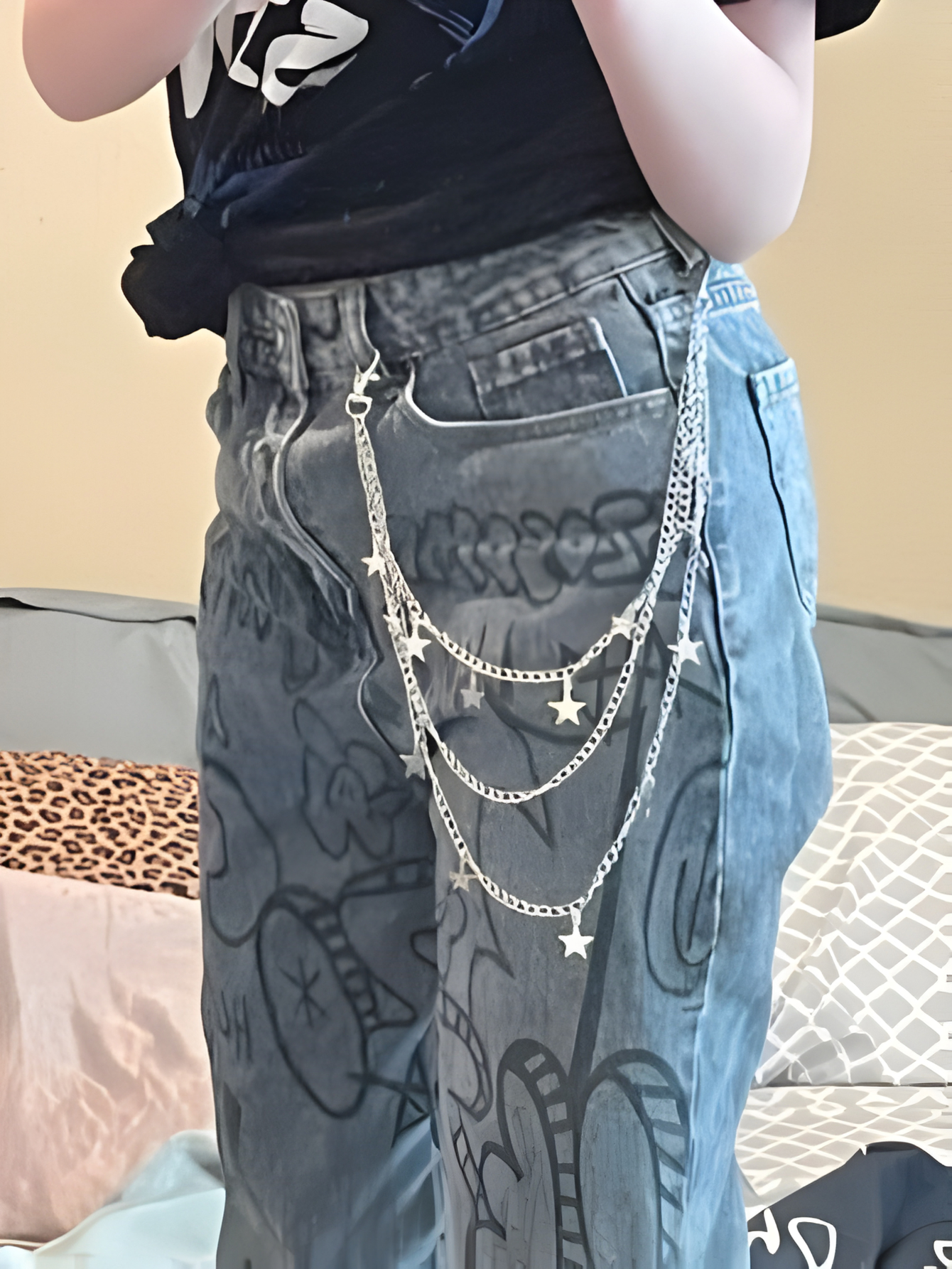 Star Astrology Wallet Chain