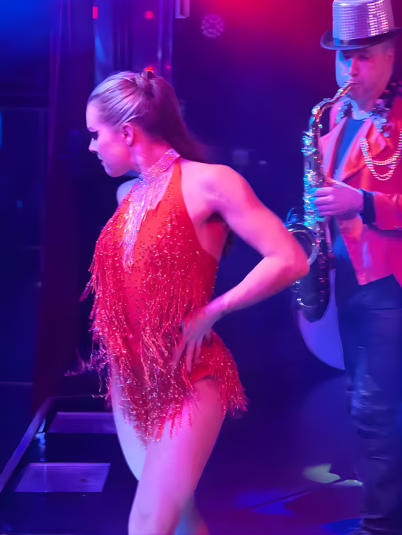 Tina Turner Fringe Dance Costume