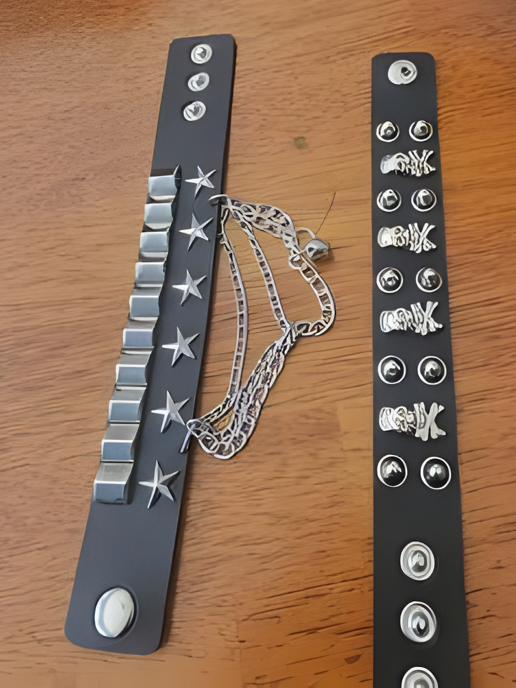 Punk Cuff Bracelet 2PC Set