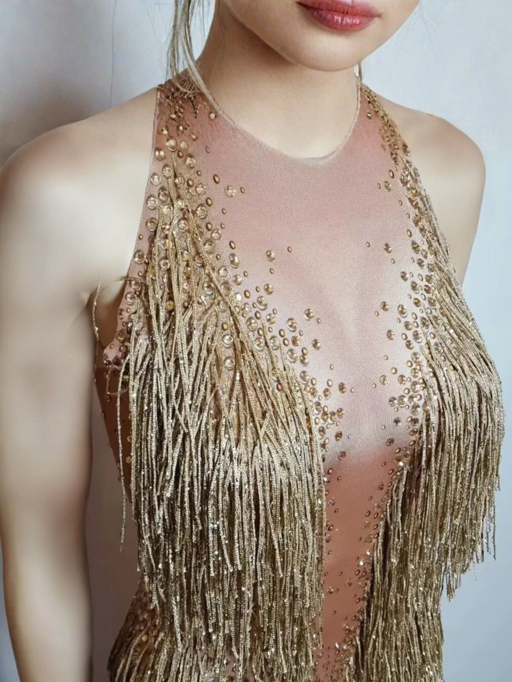 Tina Turner Fringe Dance Costume