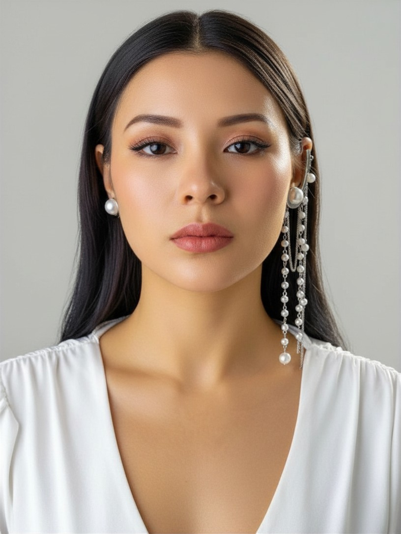 Pearl Chain Ear Cuf