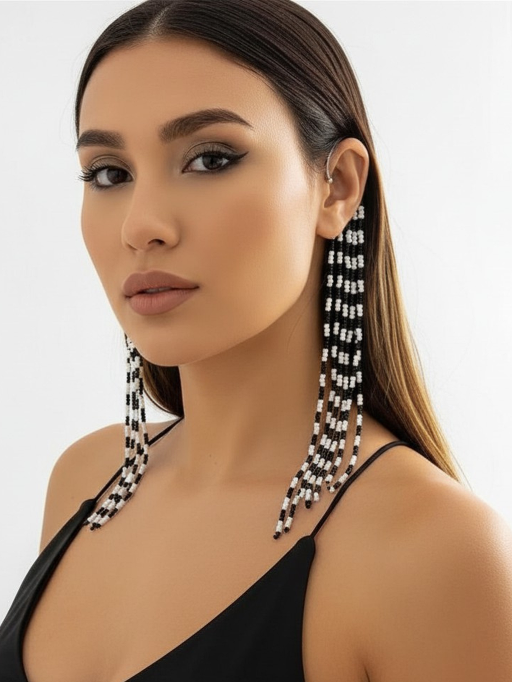 Black & White Ear Cuff 1PC