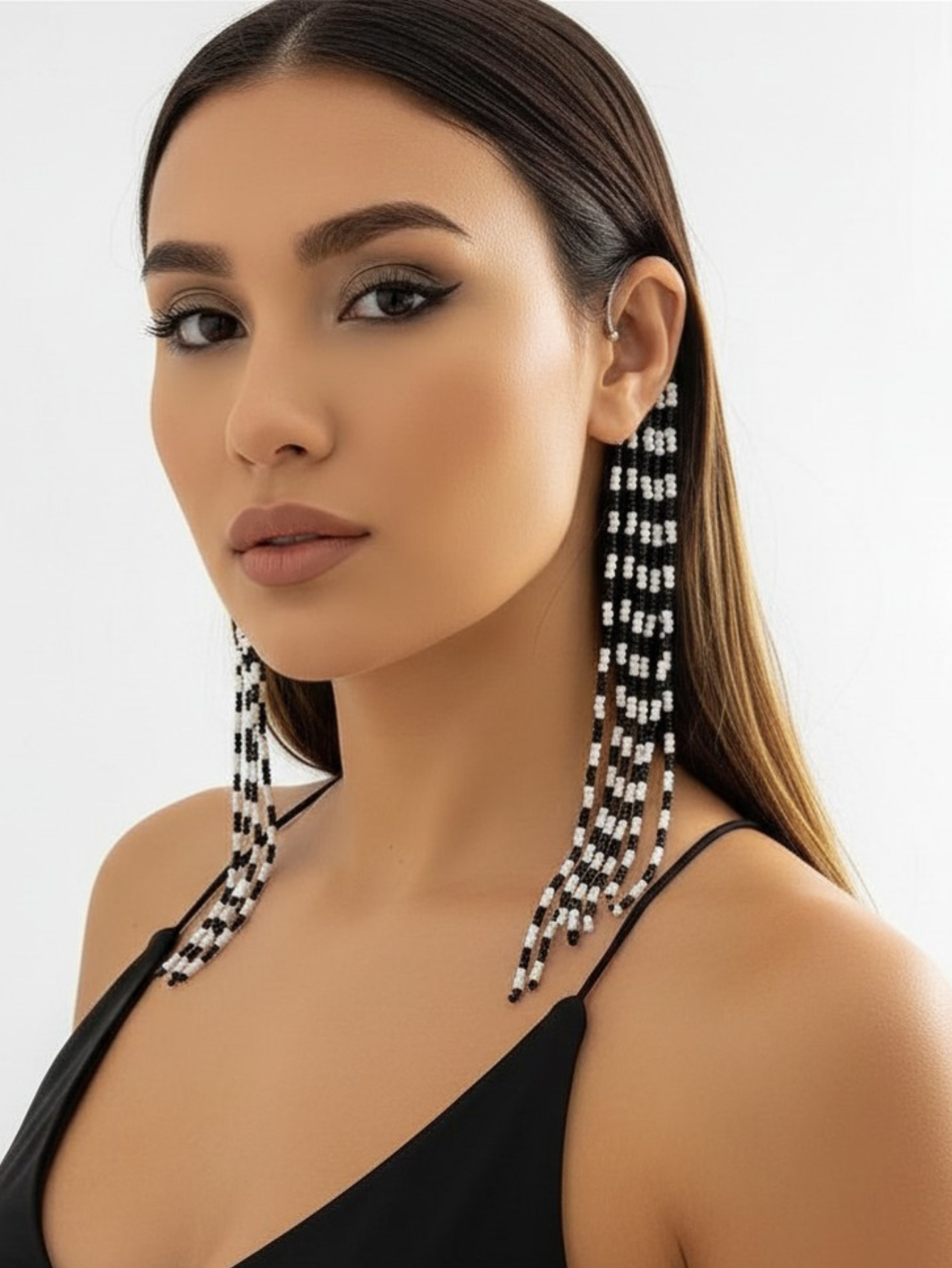 Black & White Ear Cuff 1PC