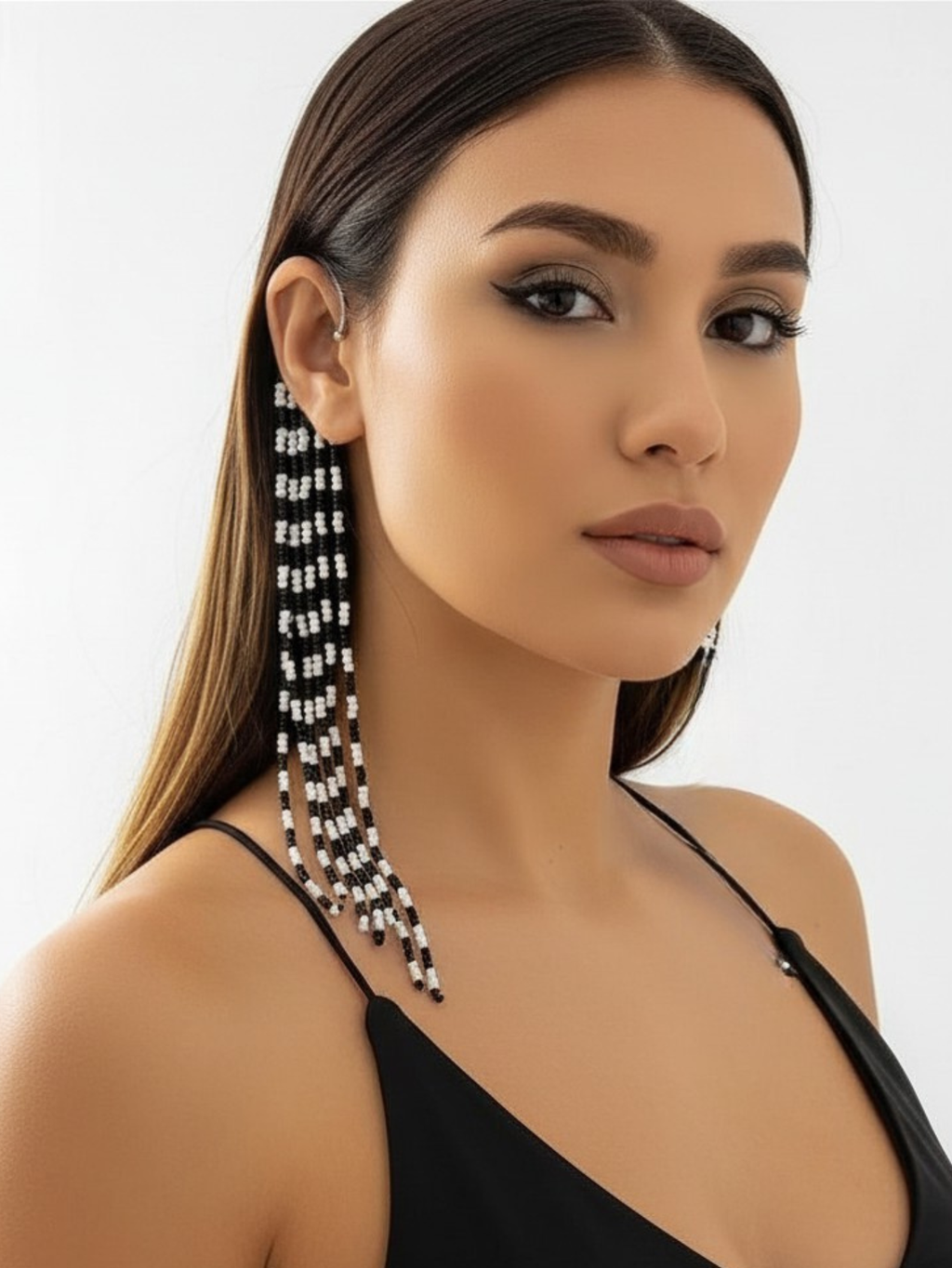 Black & White Ear Cuff 1PC
