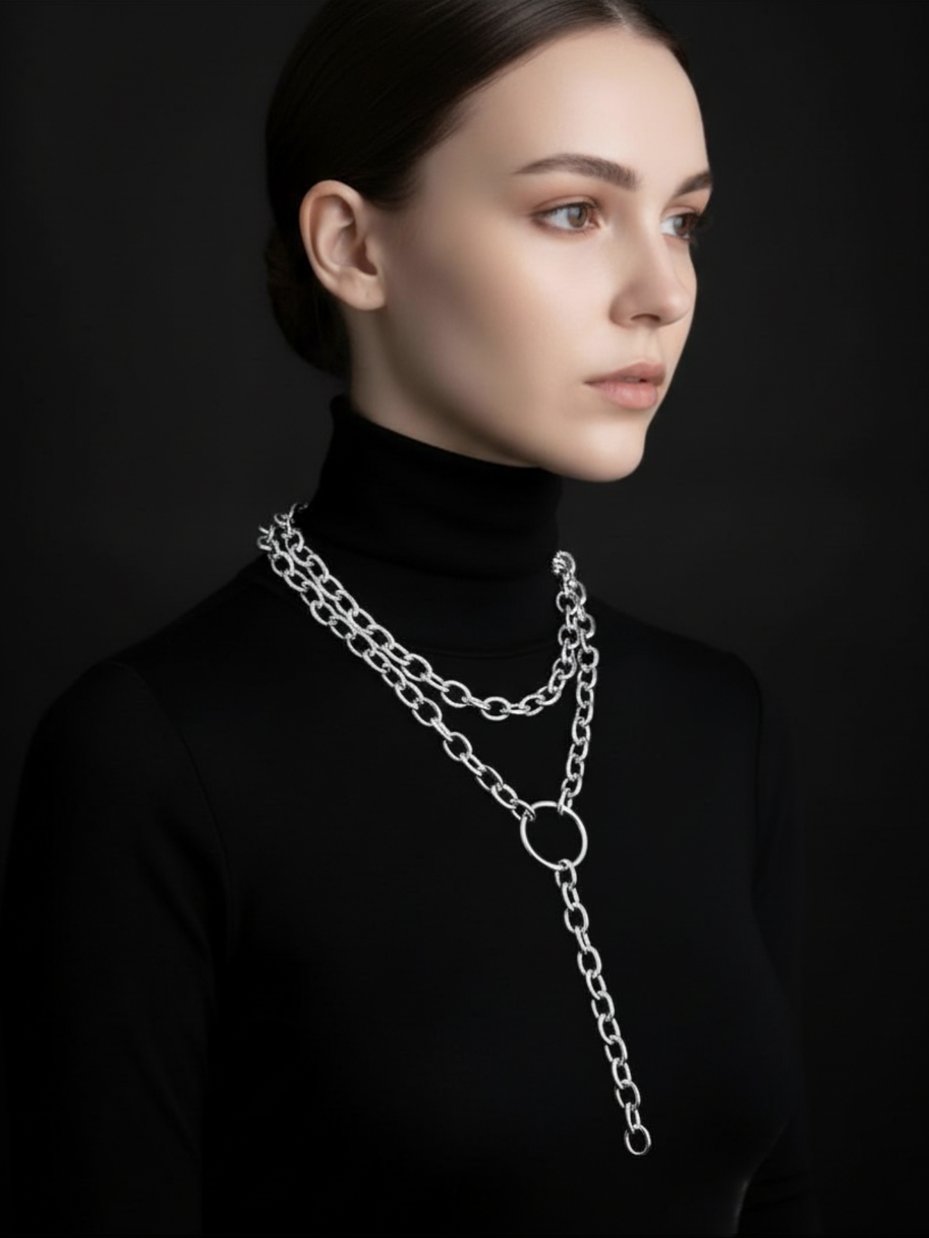 O Ring Chain Necklace