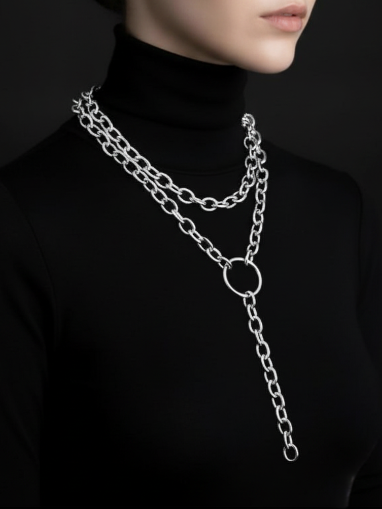 O Ring Chain Necklace