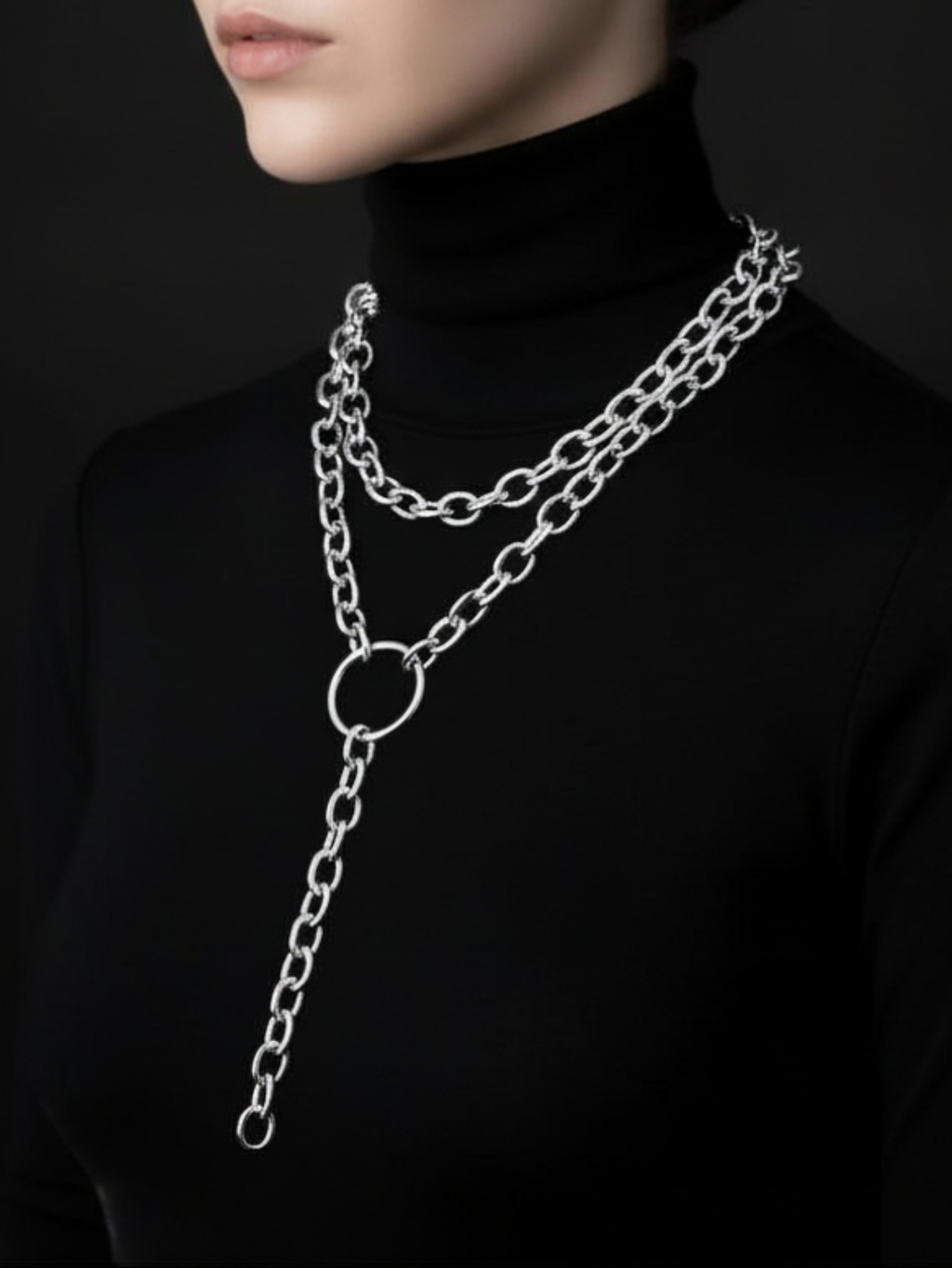 O Ring Chain Necklace