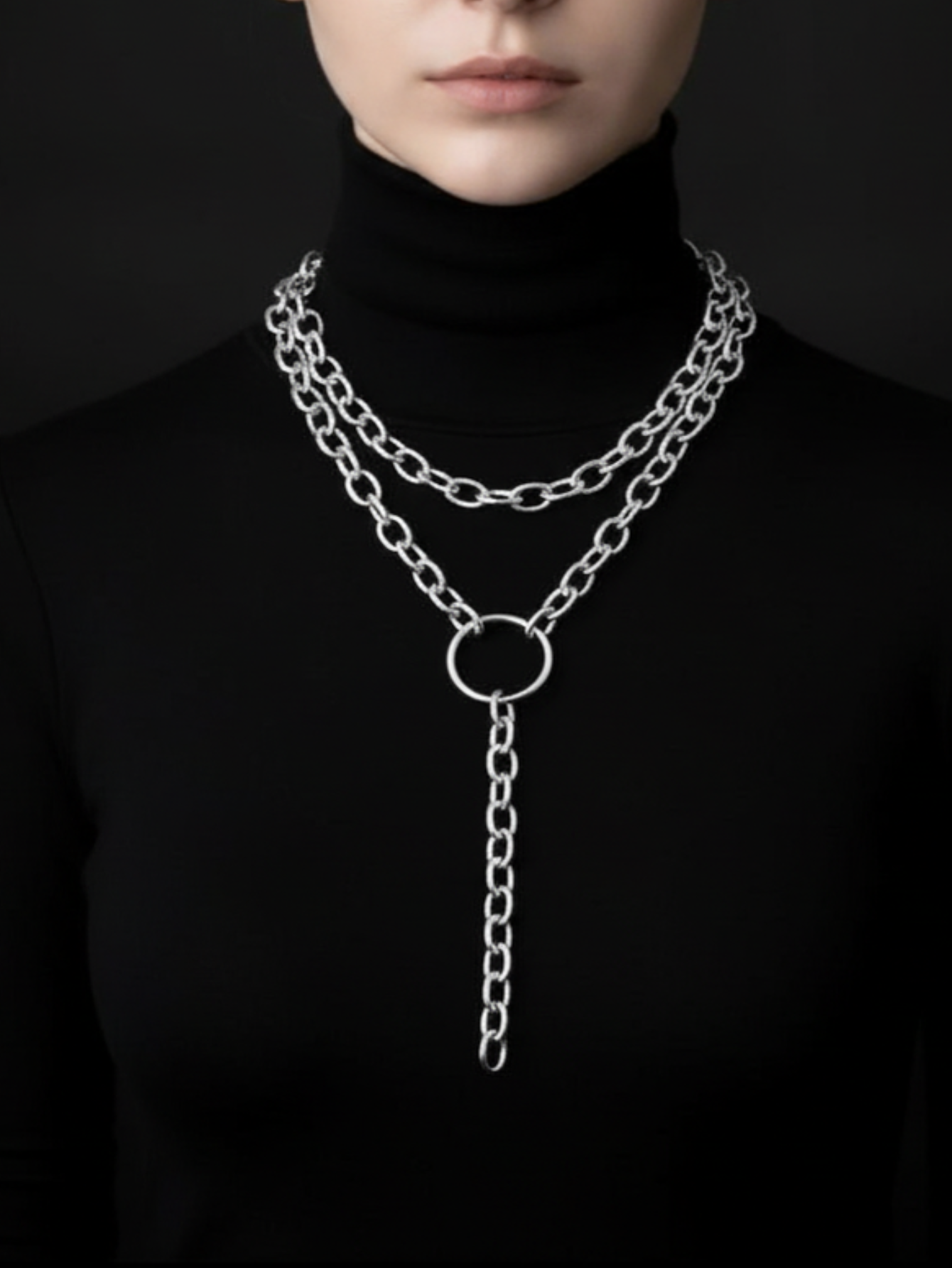 O Ring Chain Necklace