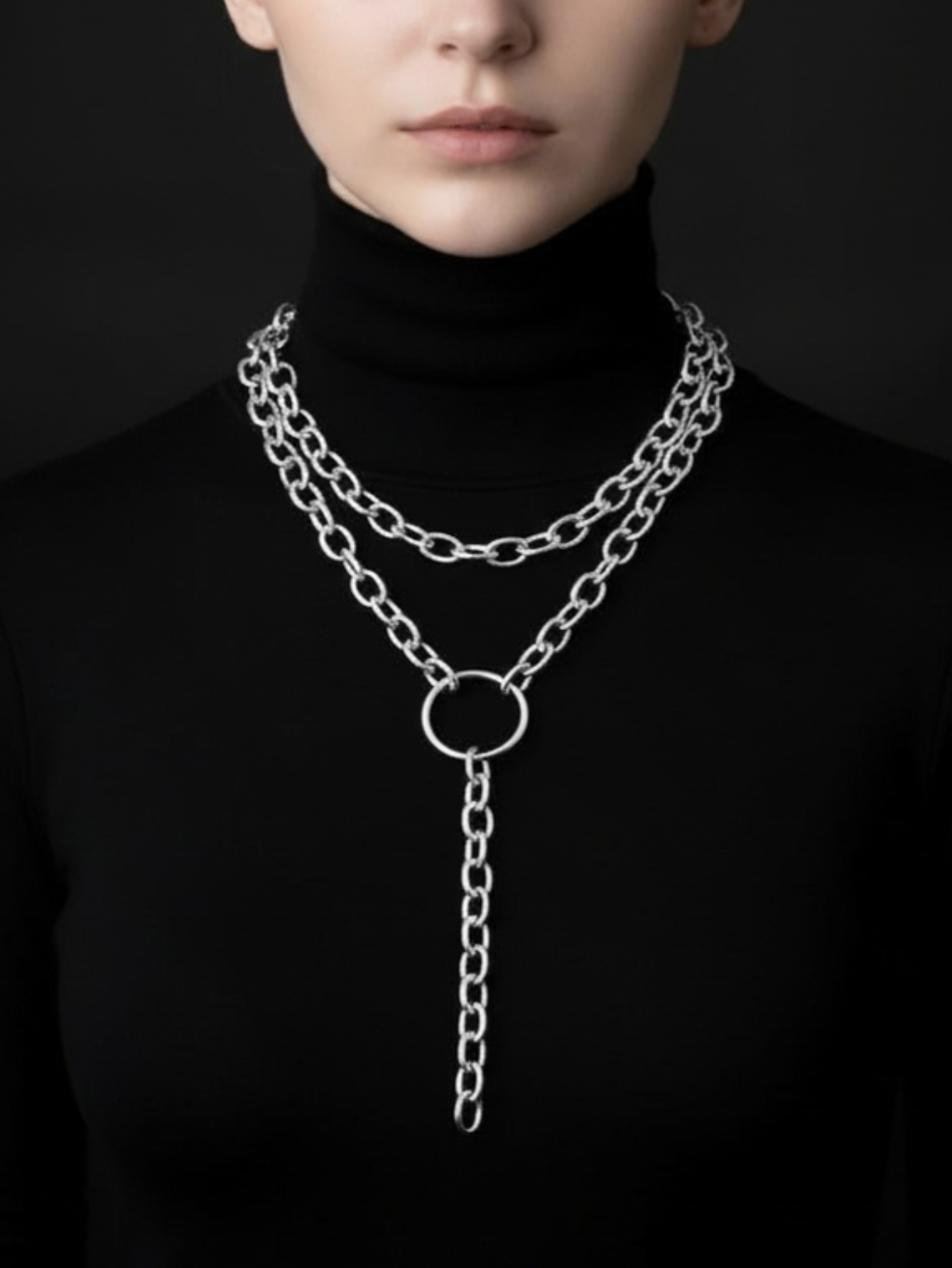 O Ring Chain Necklace