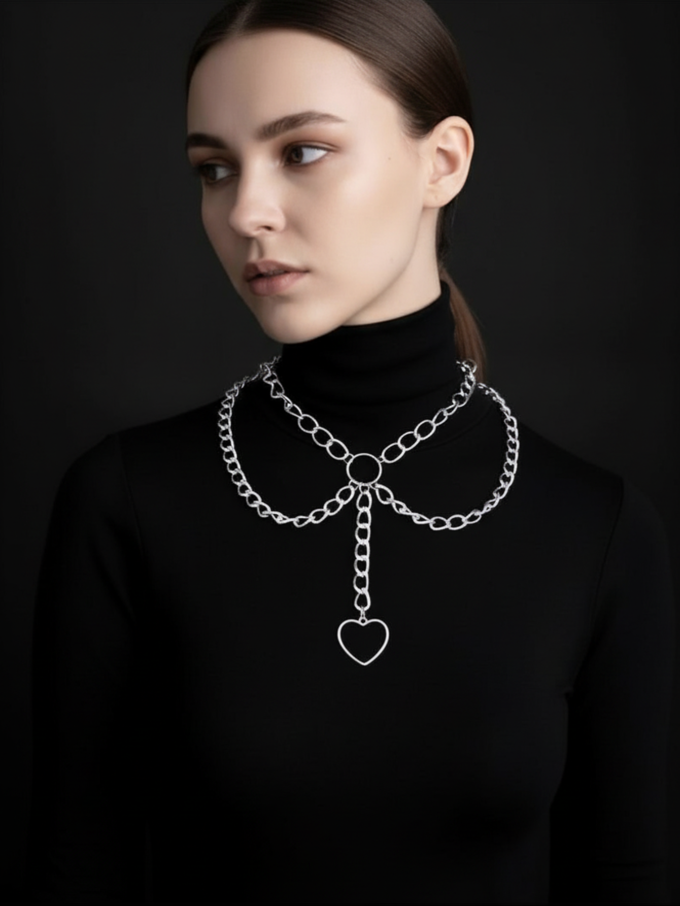 Gothic Heart Necklace