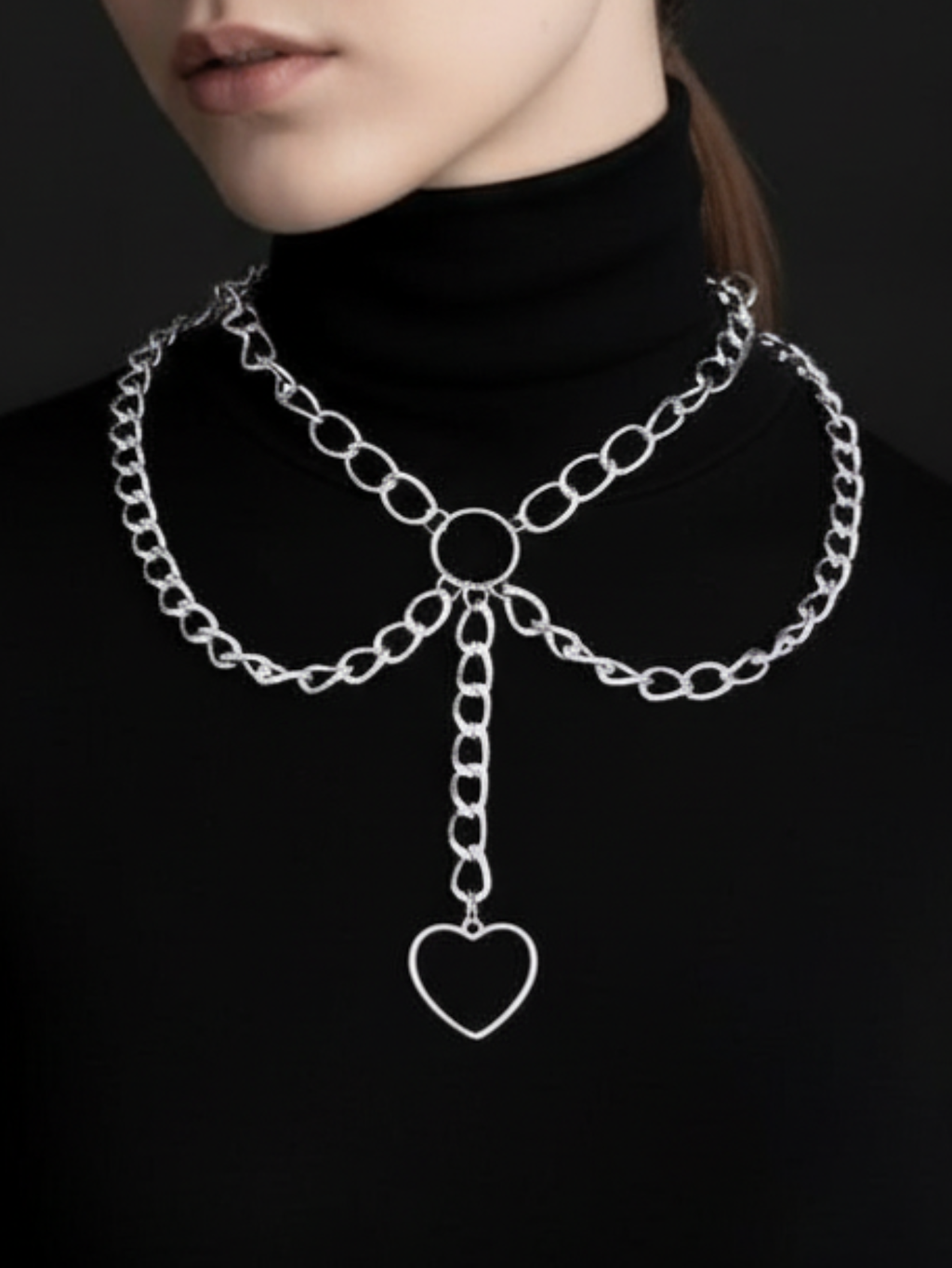 Gothic Heart Necklace
