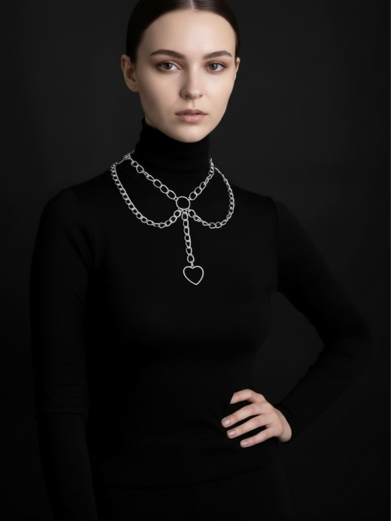 Gothic Heart Necklace