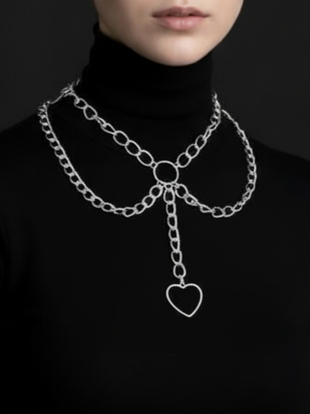 Gothic Heart Necklace