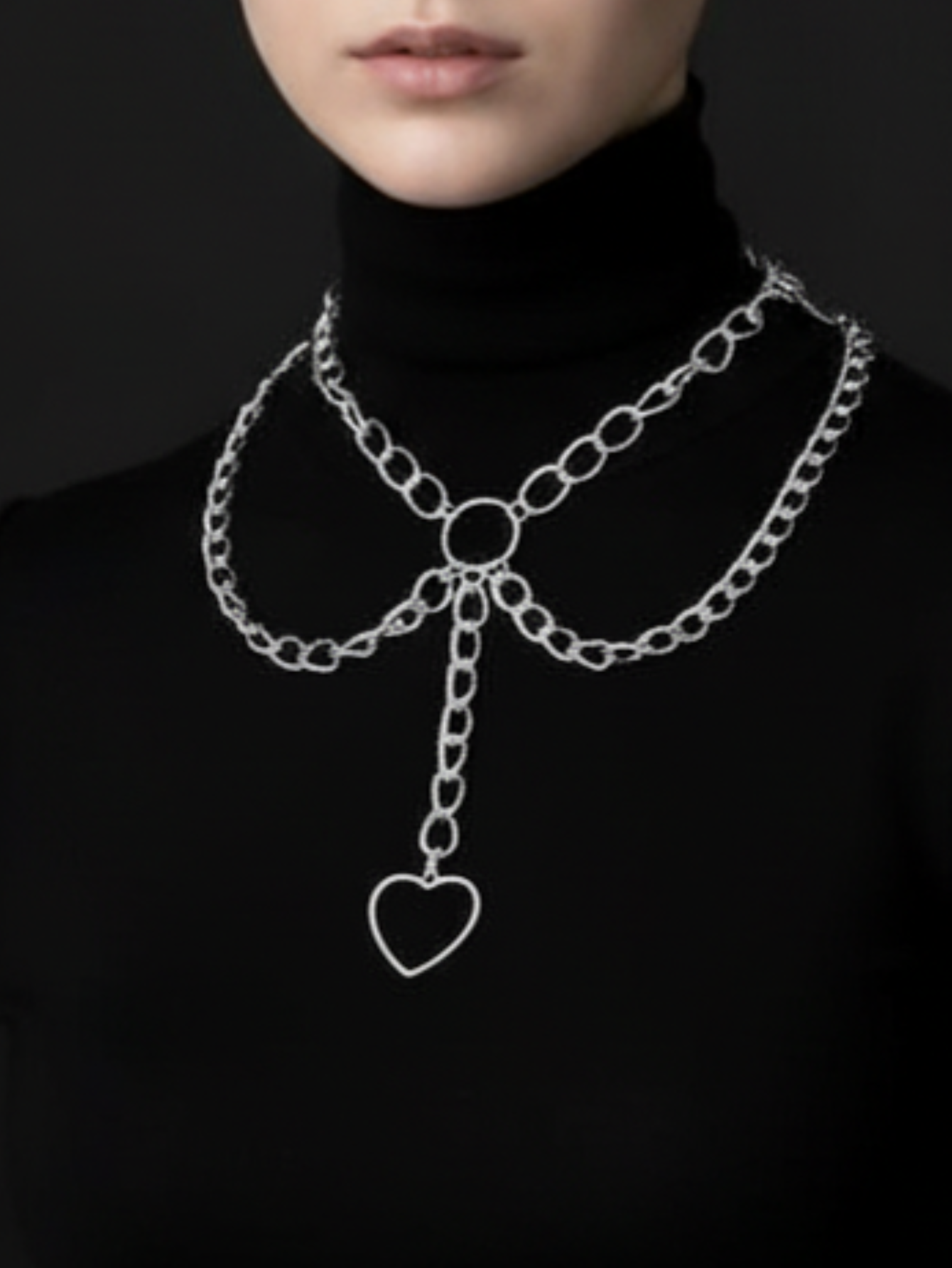 Gothic Heart Necklace