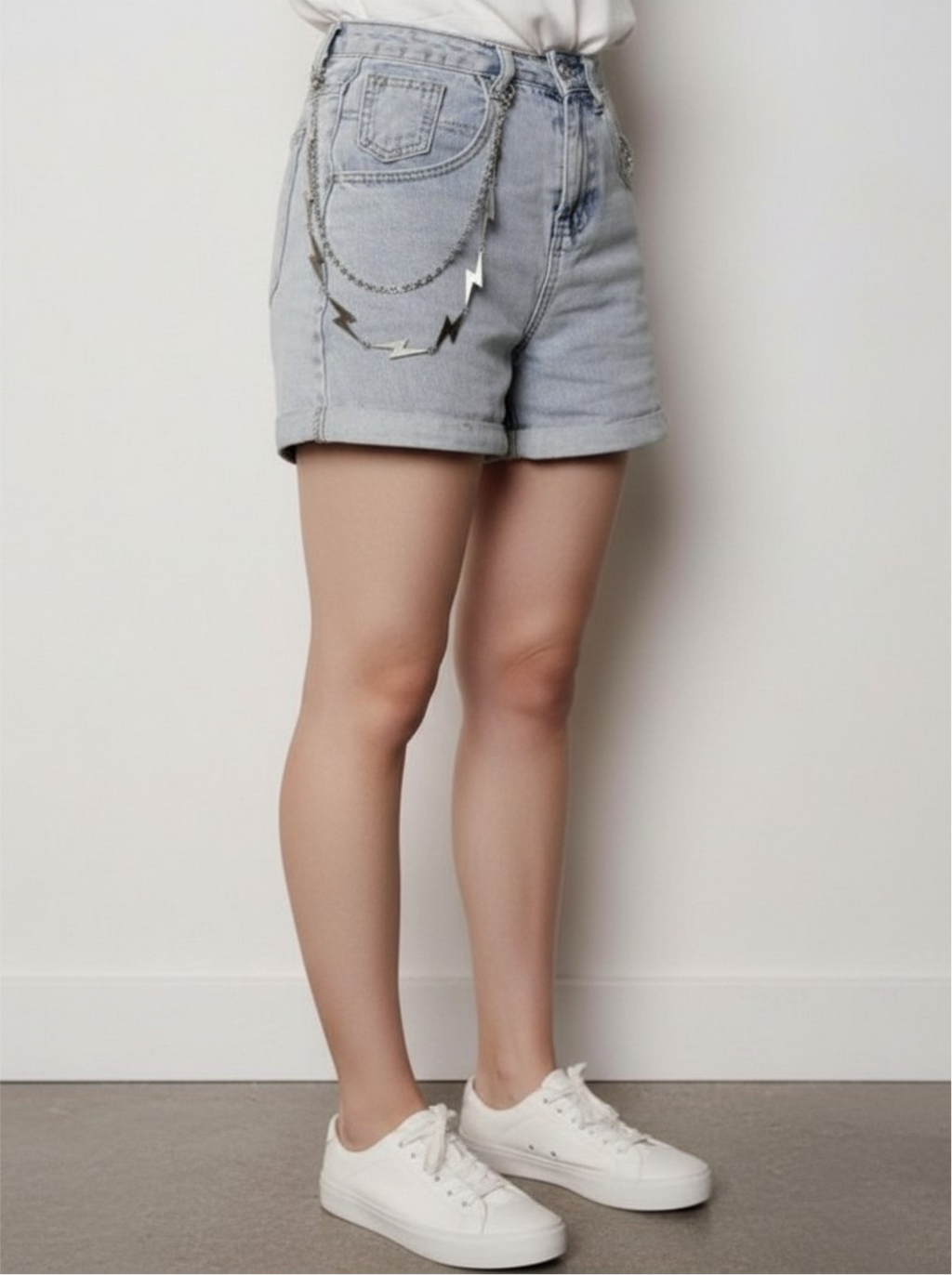 Lightning Bolt Flash Pants Chain