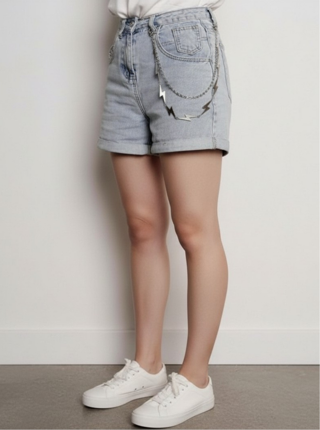 Lightning Bolt Flash Pants Chain