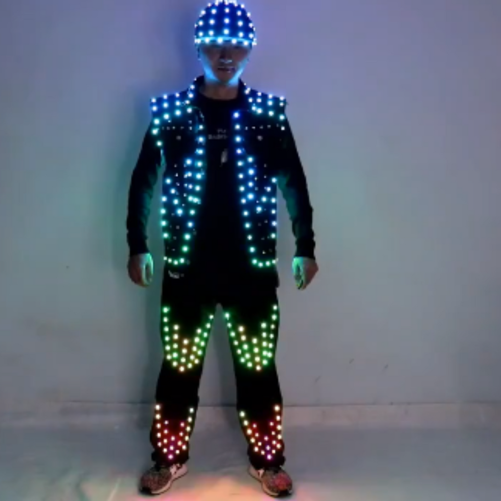 Men Led Light Costume