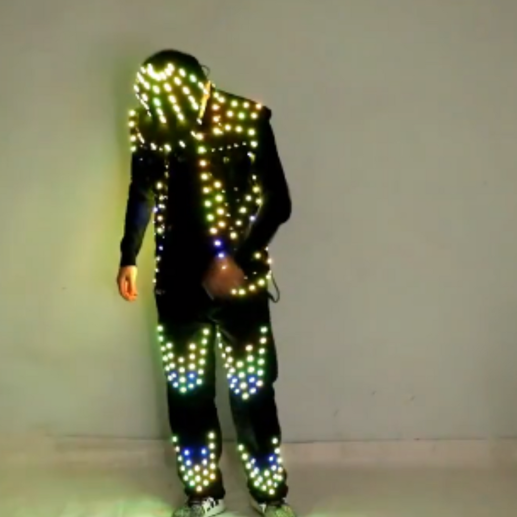Men Led Light Costume