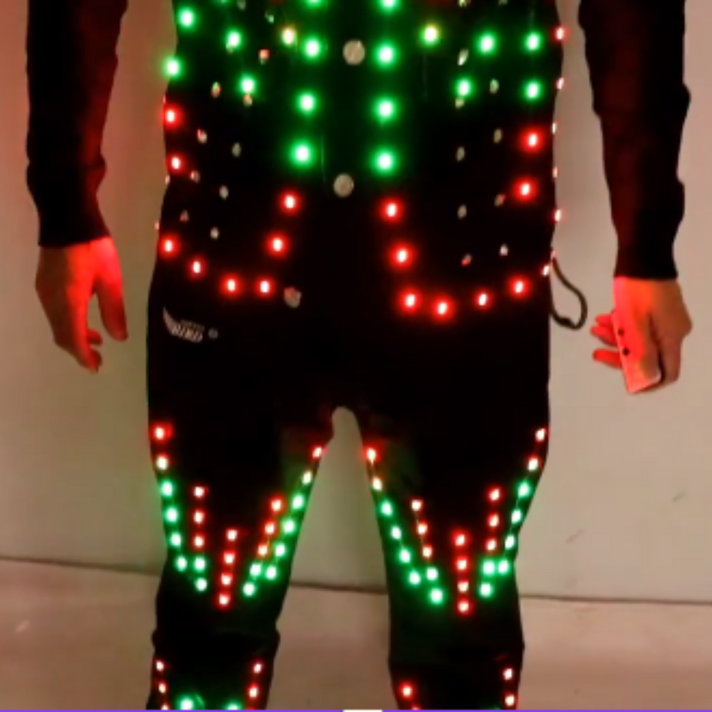 Men Led Light Costume