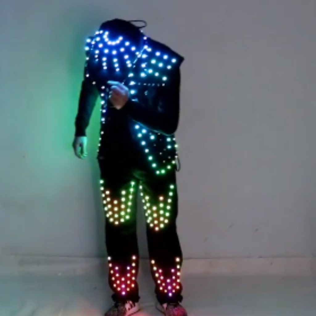 Men Led Light Costume