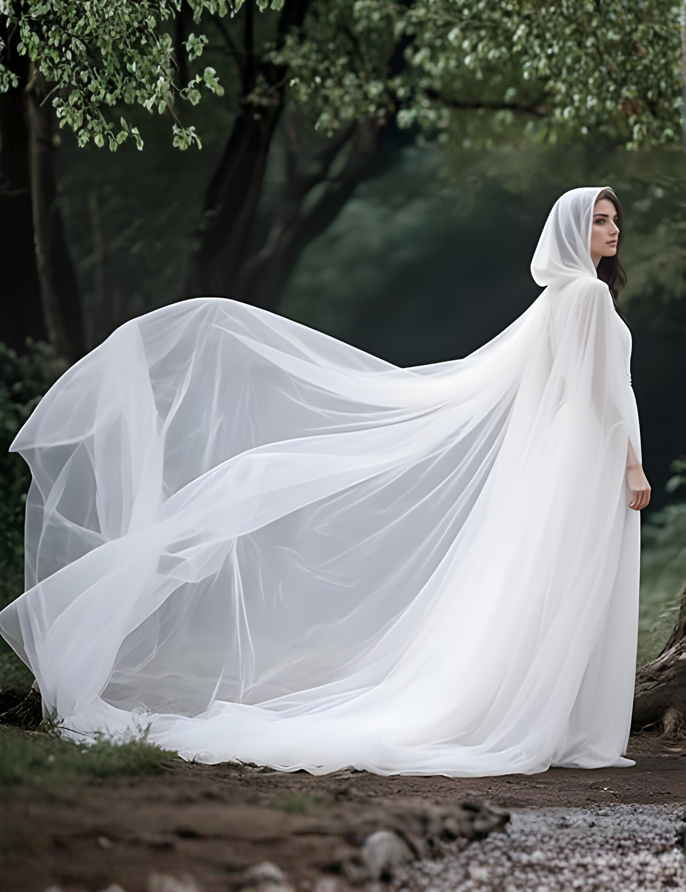Sheer Cape Costume