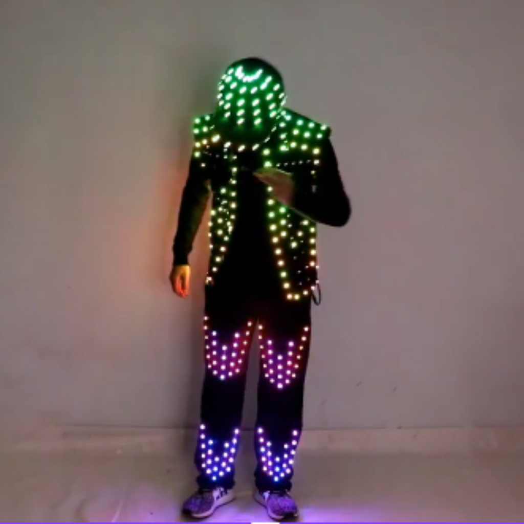 Men Led Light Costume