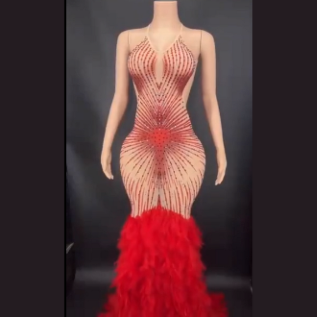 Red Sparkle Dress