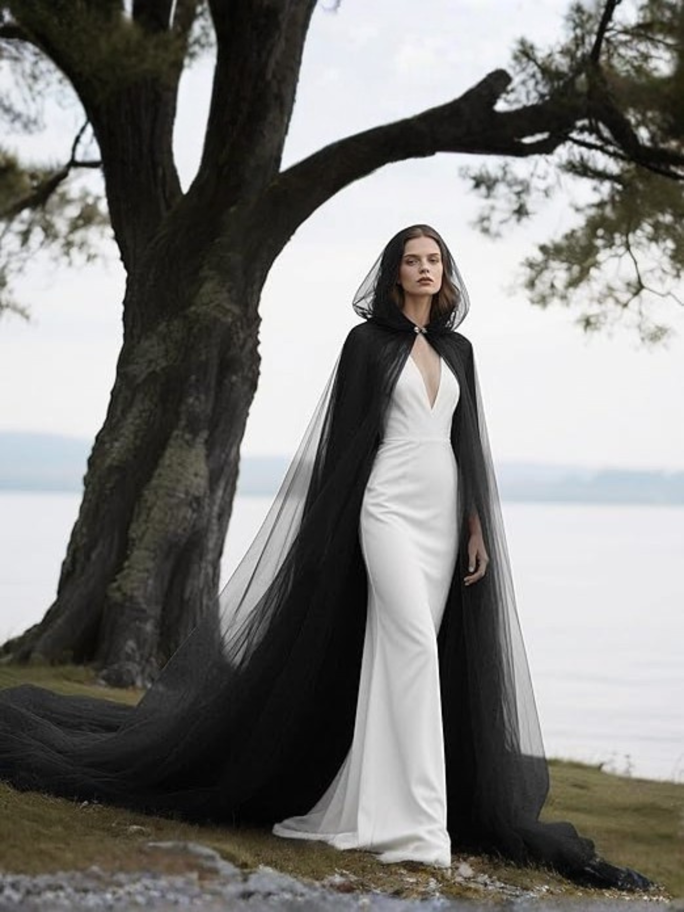 Sheer Cape Costume