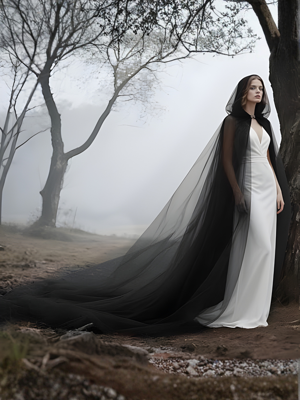 Sheer Cape Costume