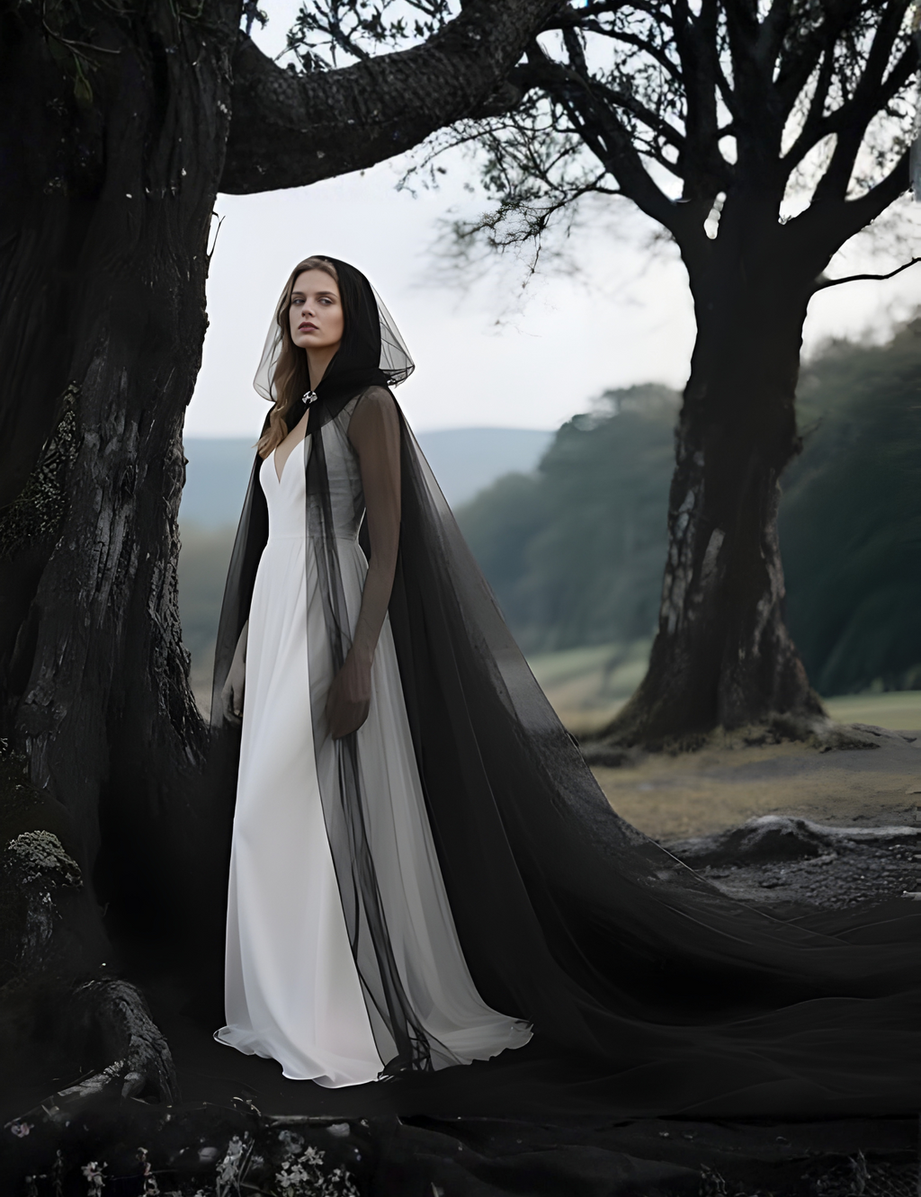 Sheer Cape Costume