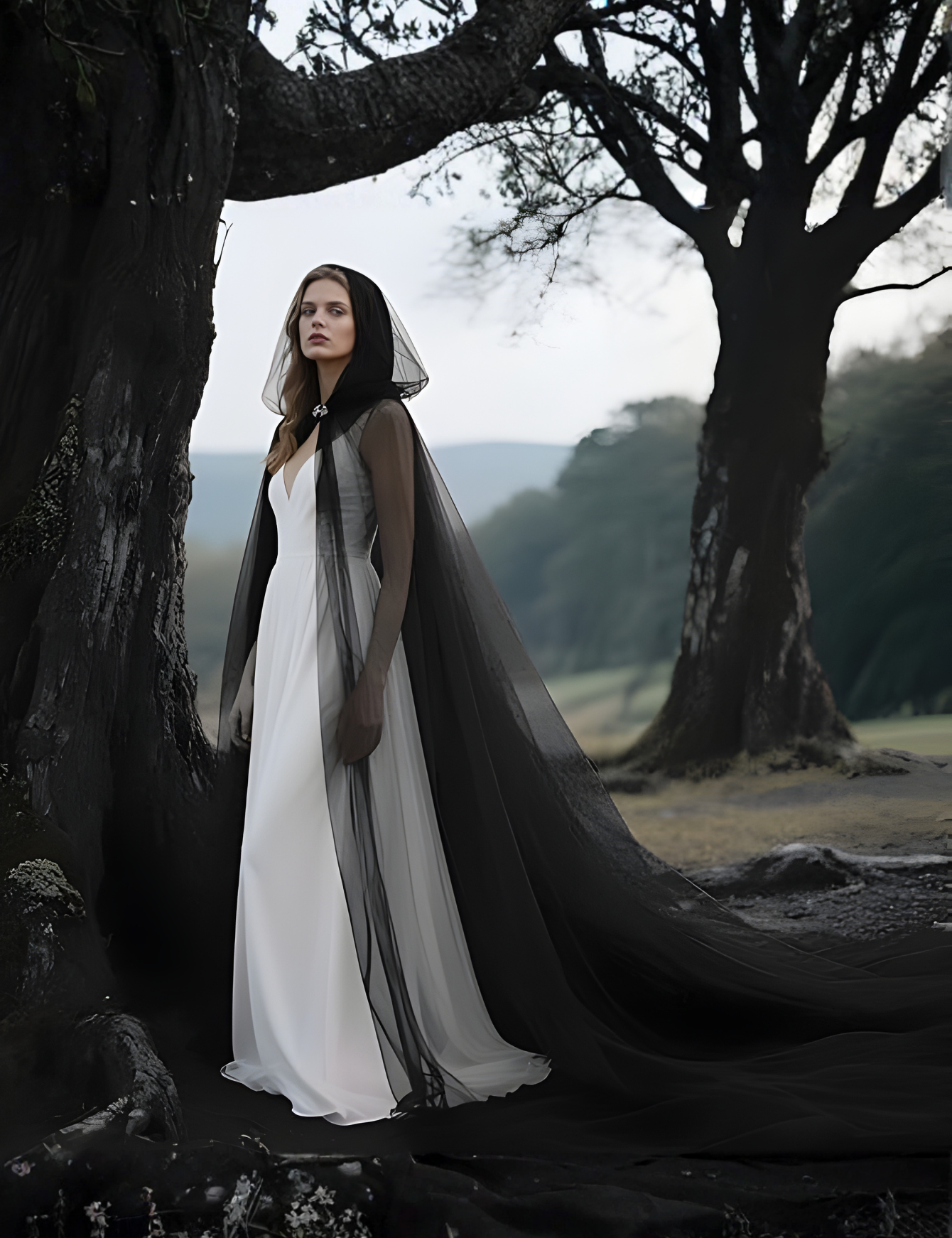 Sheer Cape Costume
