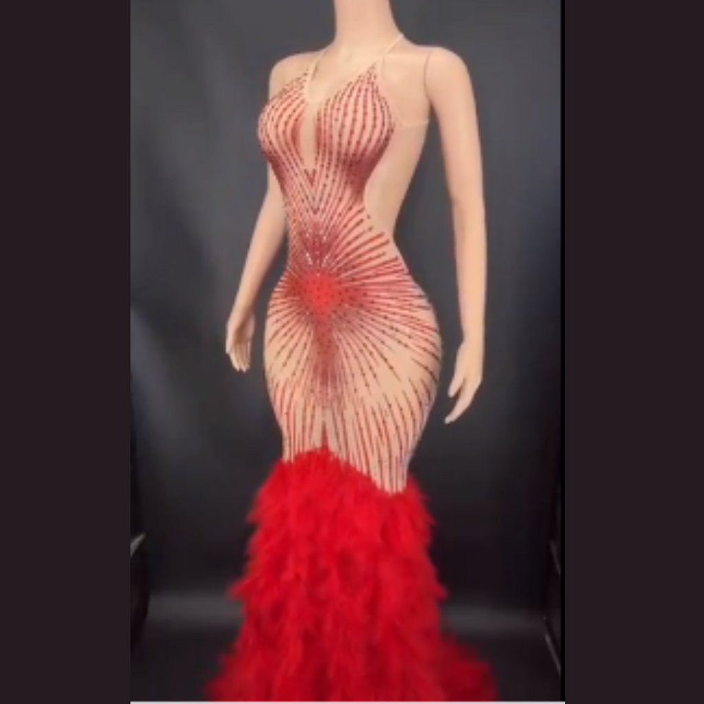 Red Sparkle Dress