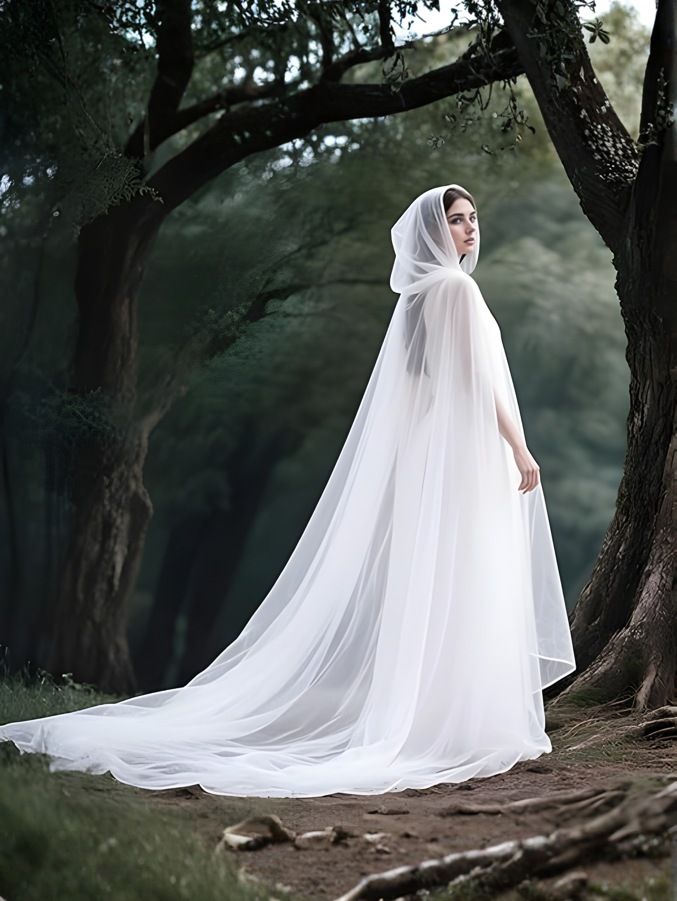 Sheer Cape Costume