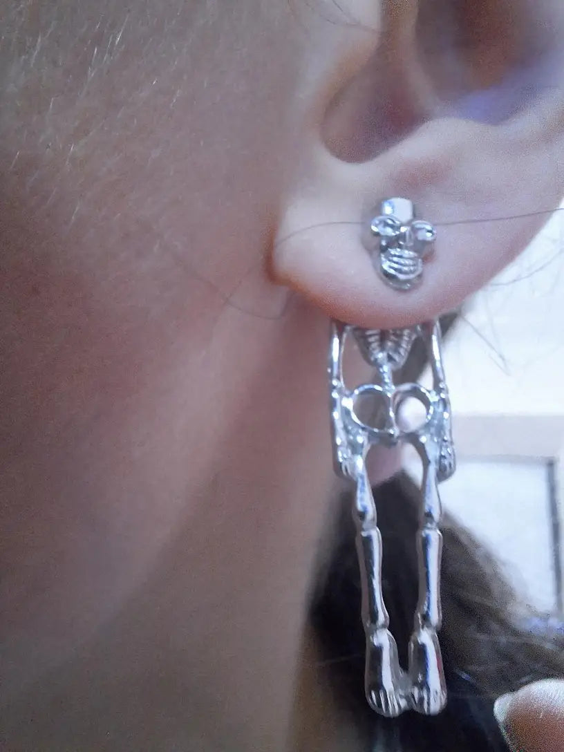 Gothic Skeleton Earrings