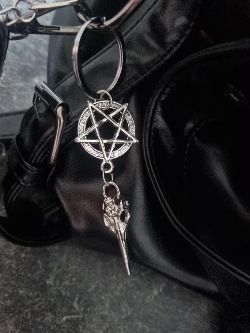 Plague Doctor Star Keychain