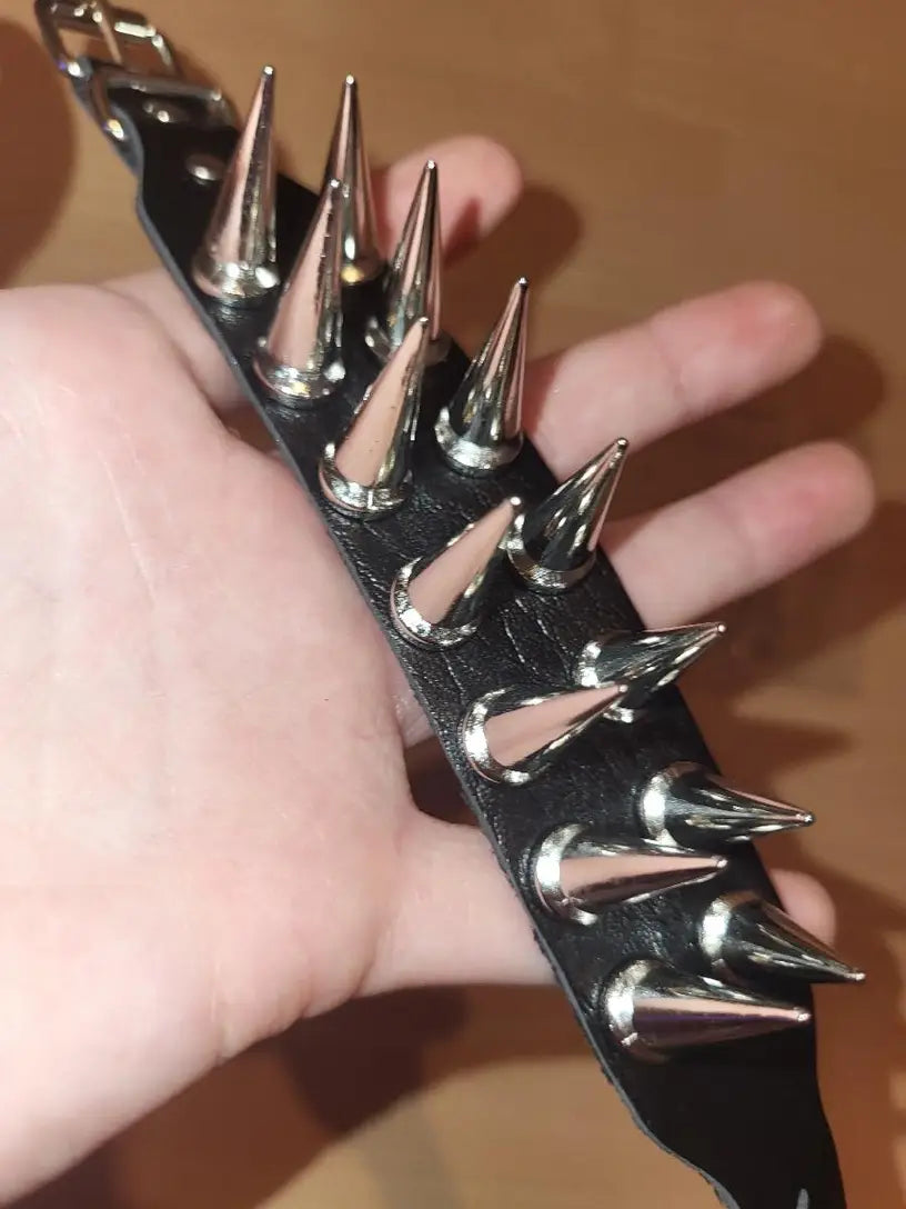 Double Row Spiked Bracelet
