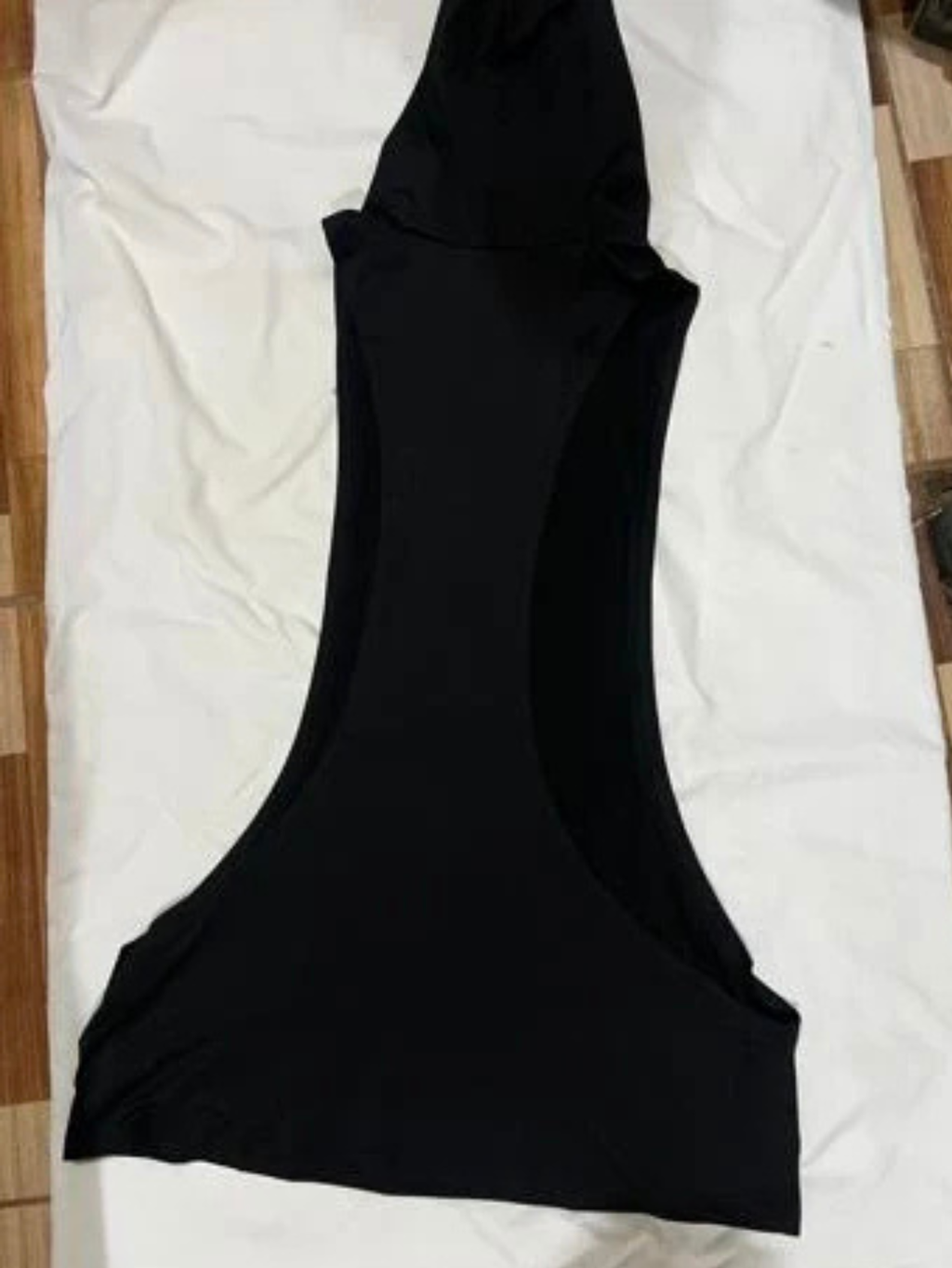 Black Sleeveless Hoodie