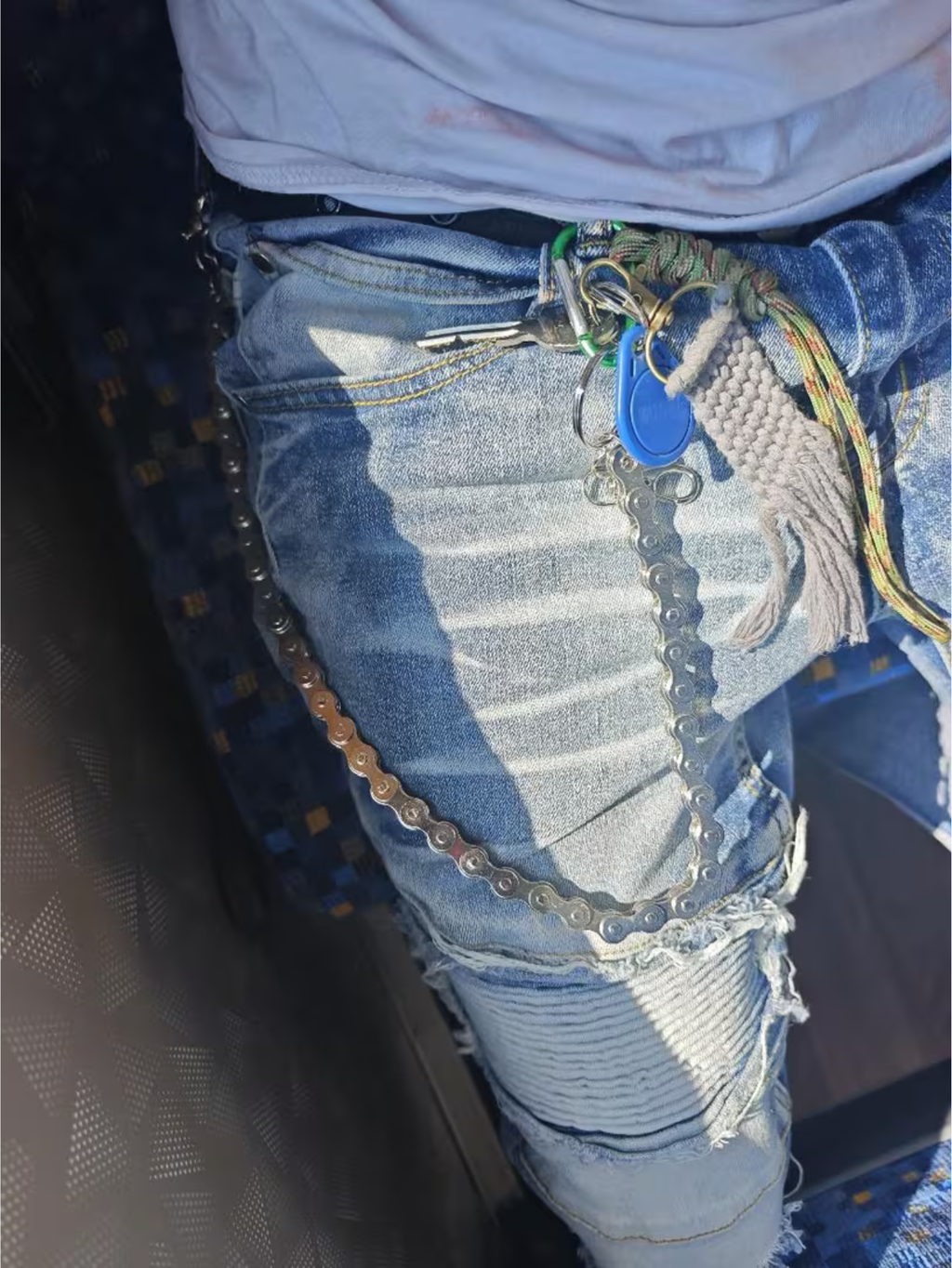 Heavy Metal Bike Wallet Chain