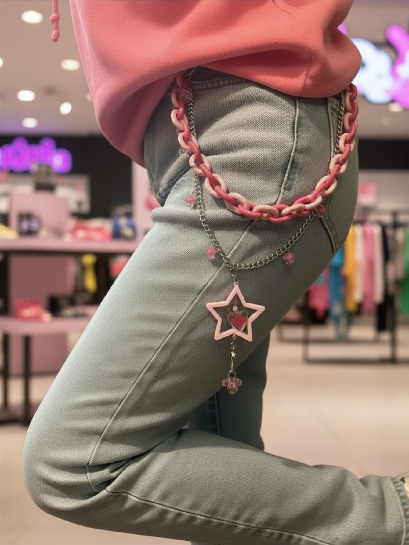 Kawaii Kandi Pants Chain