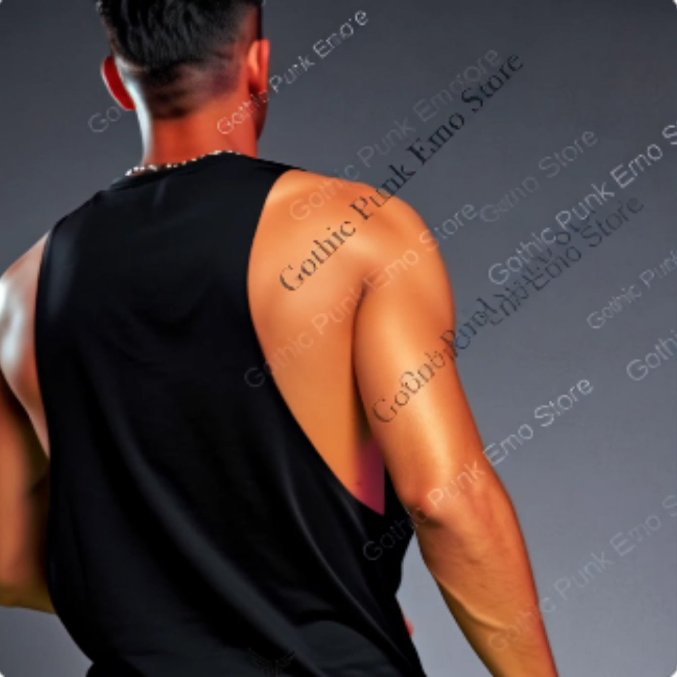 Deep Cut Muscle Tank Top Shirt