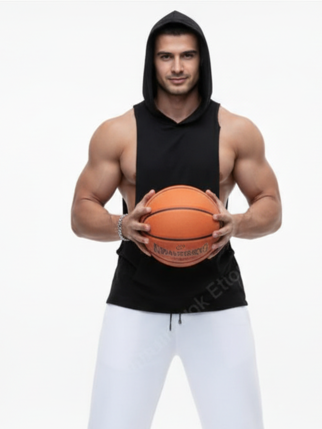 Black Muscle Hoodie