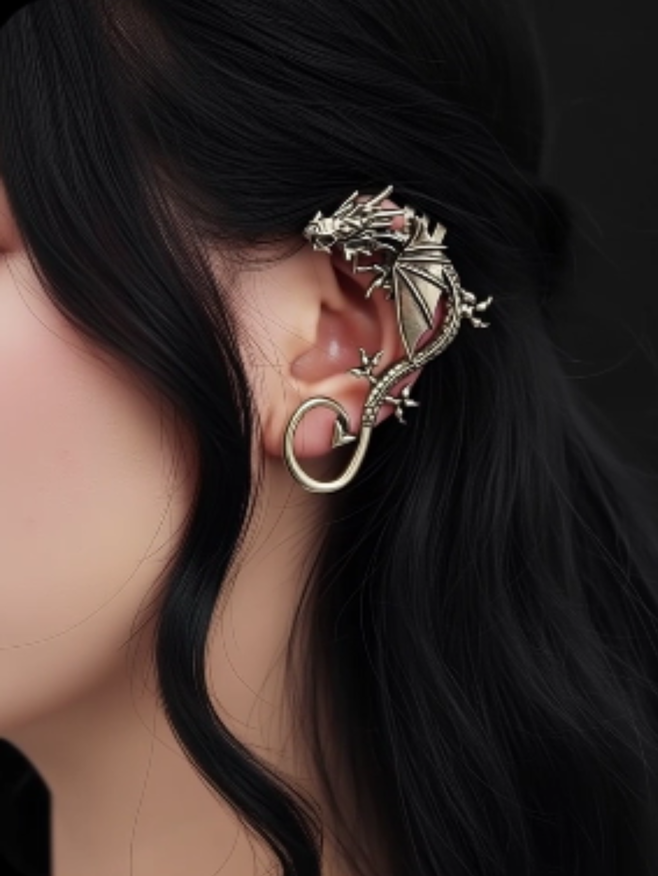 Dragon Ear Cuff No Pierce