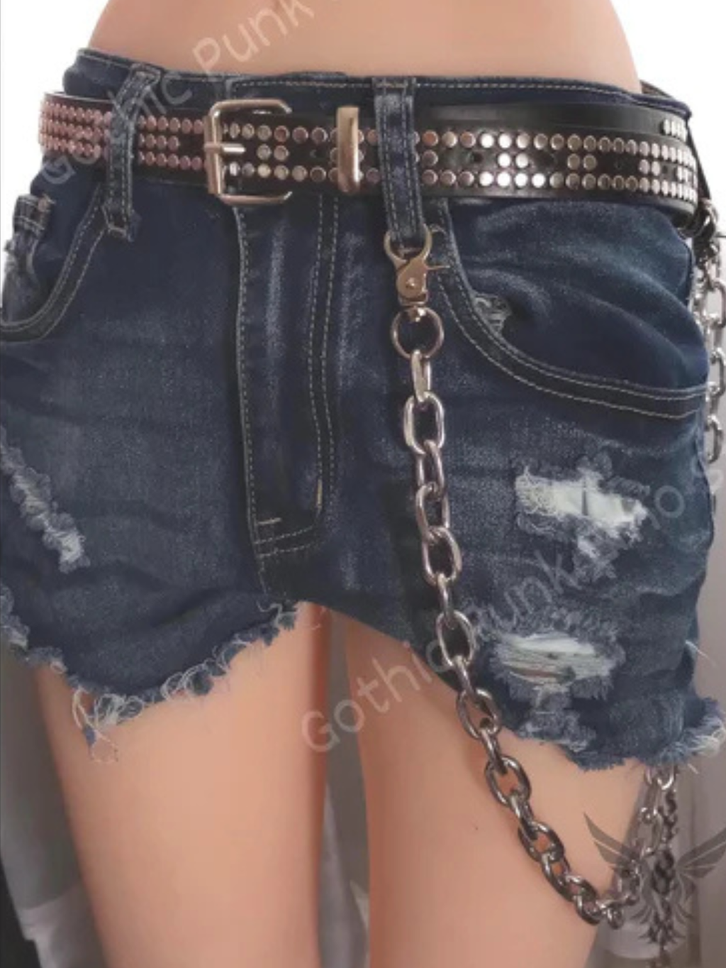 Rivet Stud Button Belt