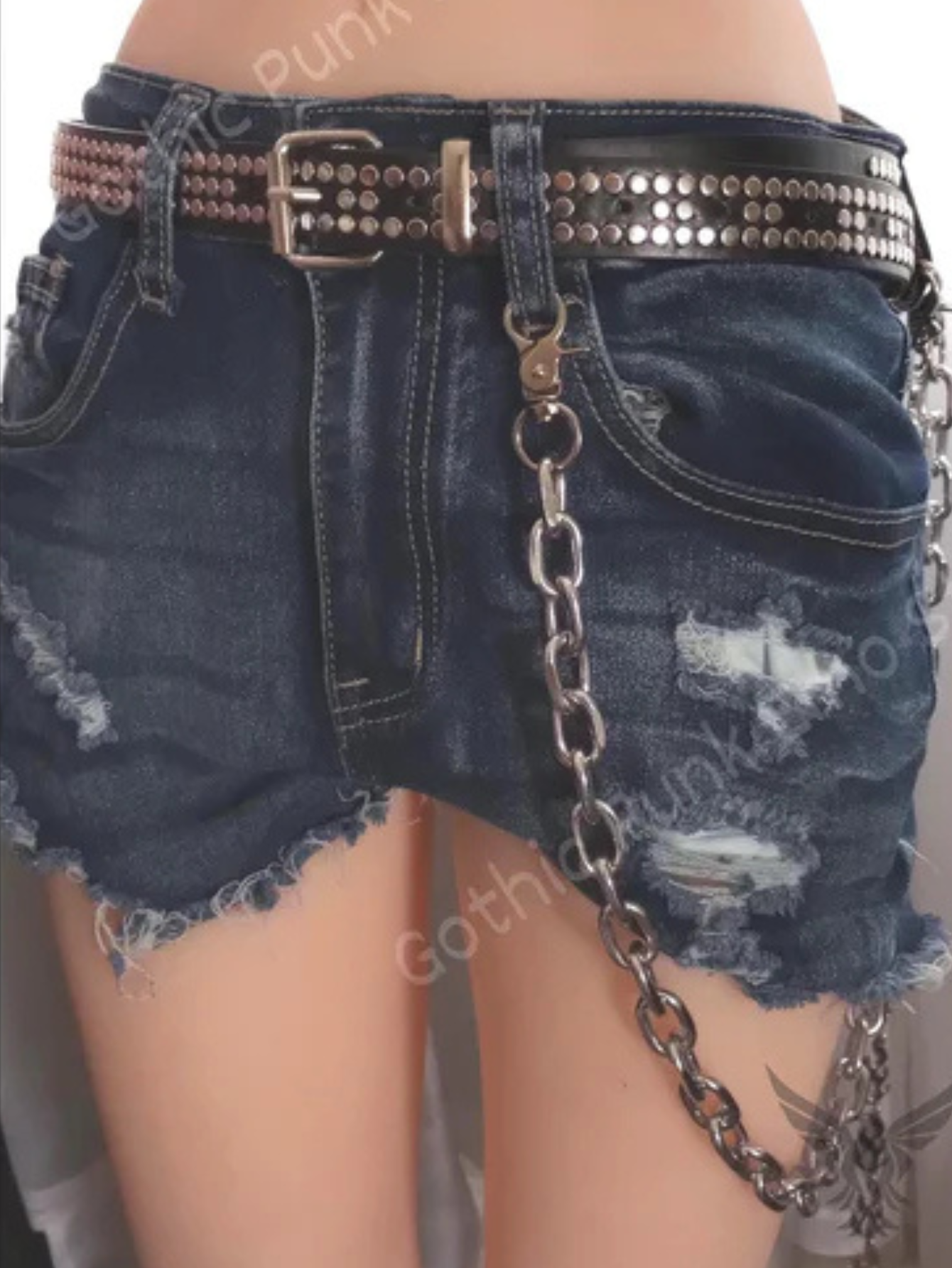 Rivet Stud Button Belt