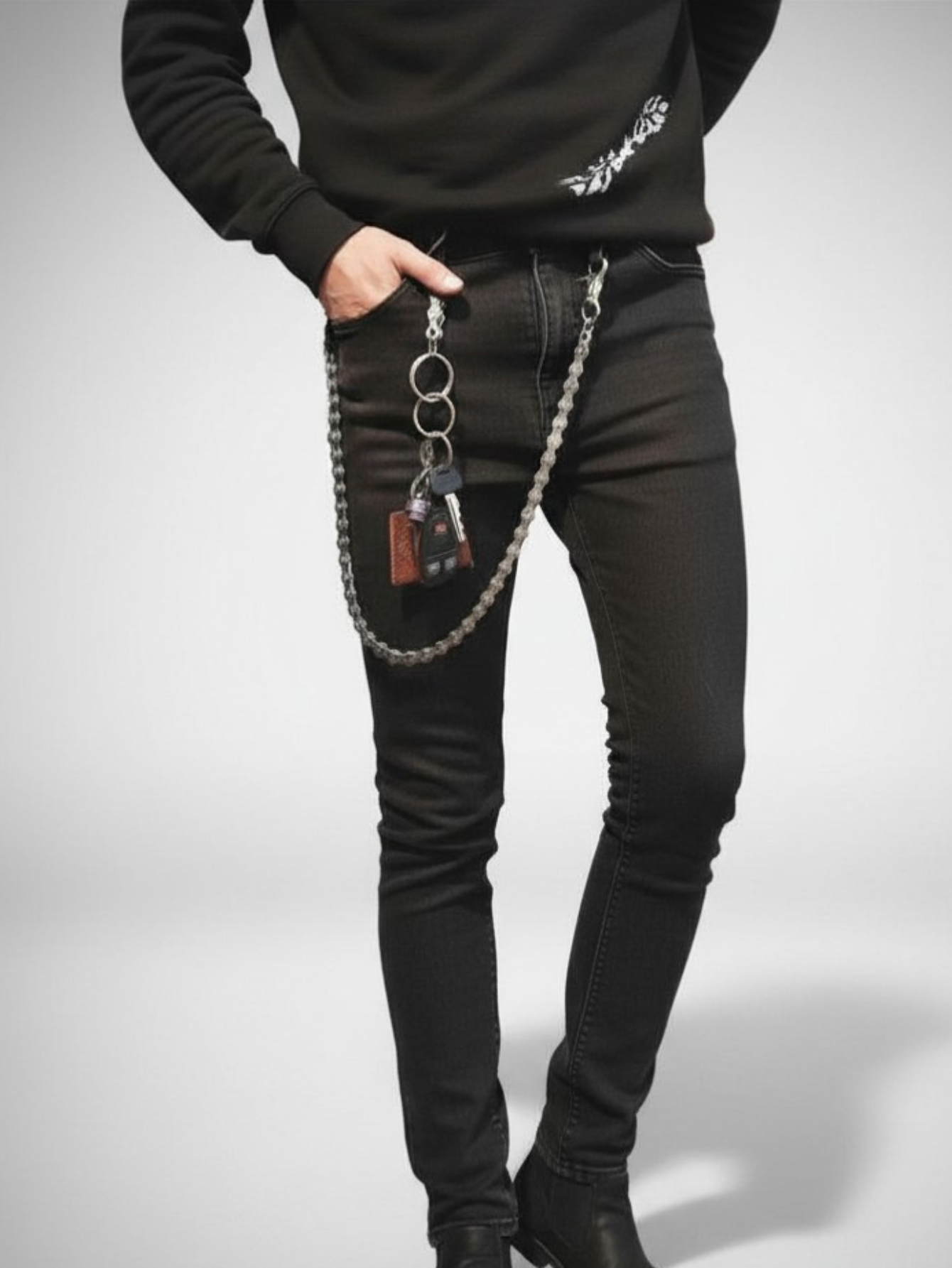 Heavy Metal Bike Wallet Chain