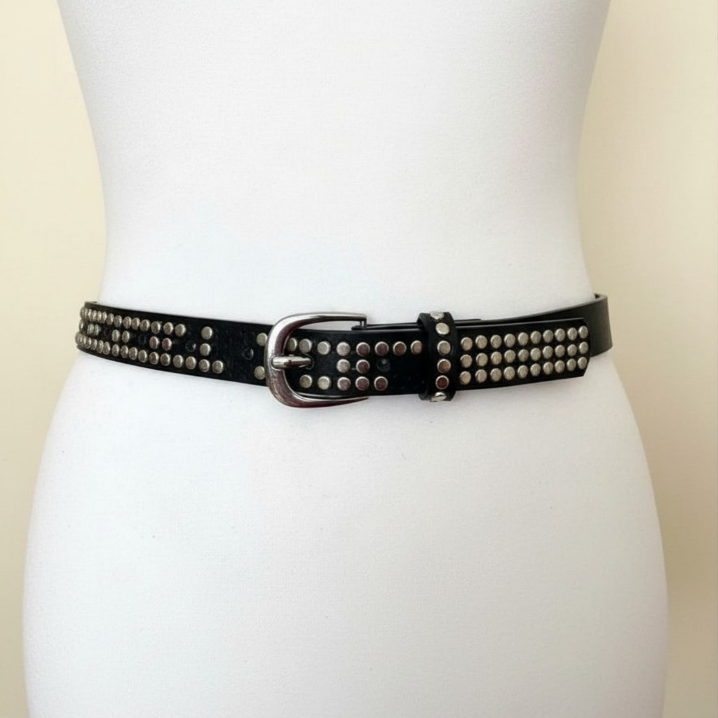 Rivet Stud Button Belt