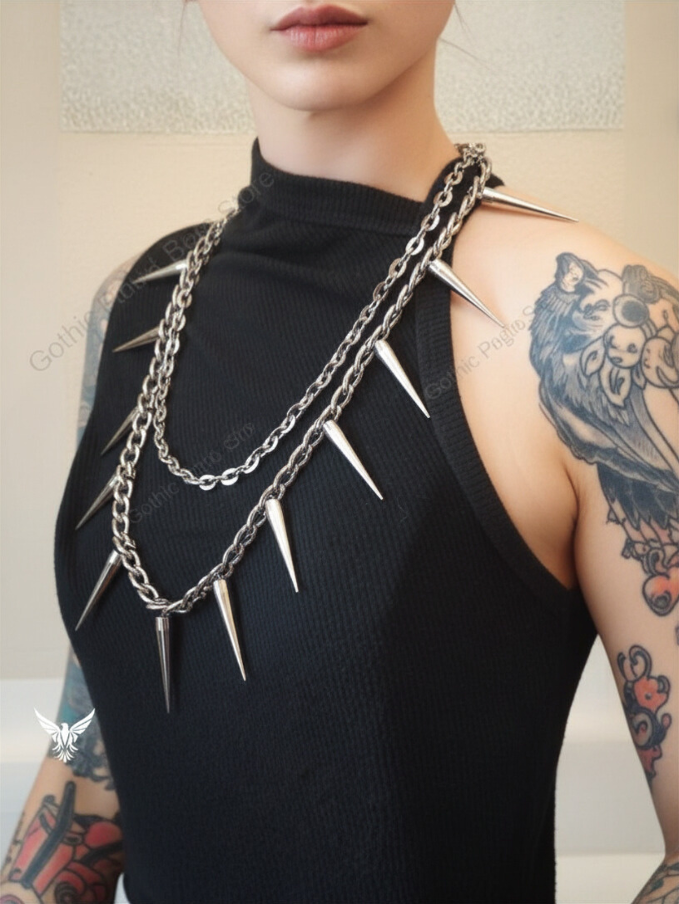 Spiked Punk Necklace