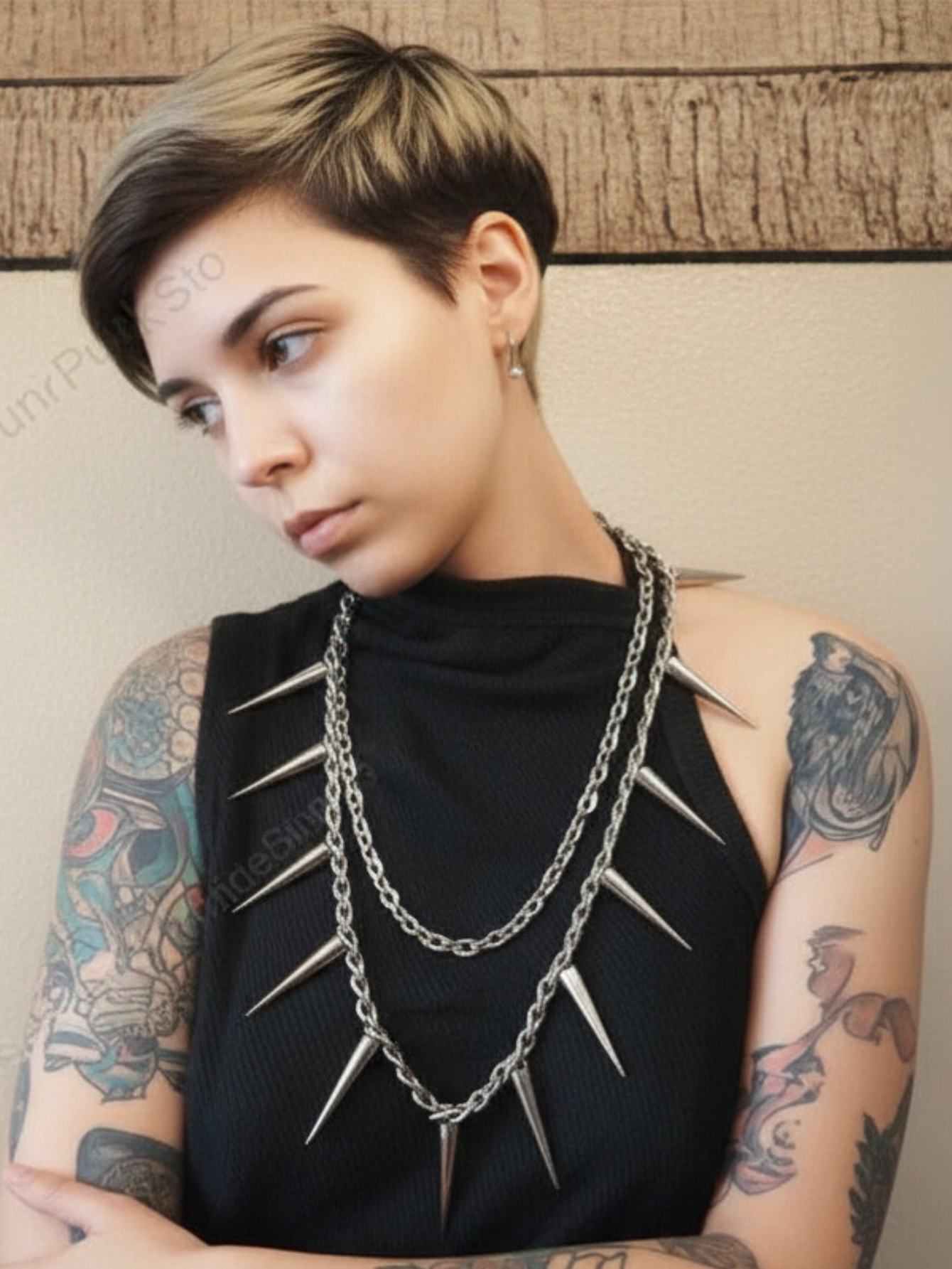 Spiked Punk Necklace